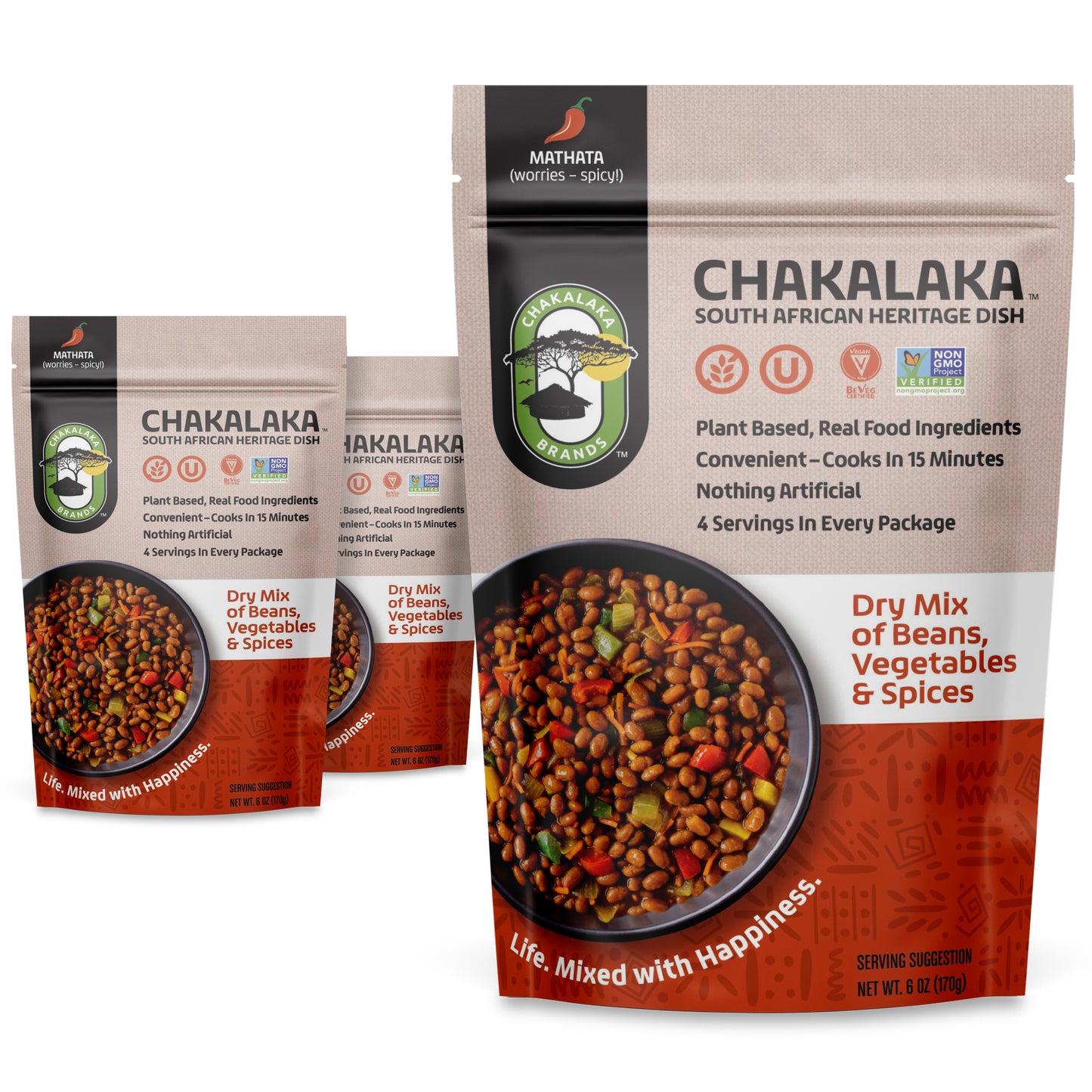 Chakalaka Spicy (Mathata) 3-Pack Bundle