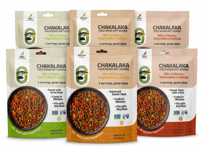 Chakalaka Sampler Pack (2 Mild, 2 Medium, & 2 Spicy)